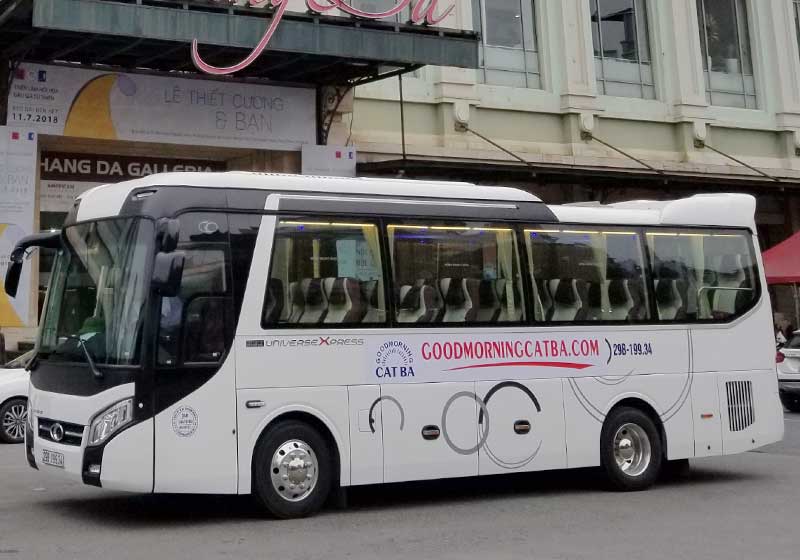 Bus Hanoi to Cat Ba Island - Cat Ba to Hanoi cheapest 2023