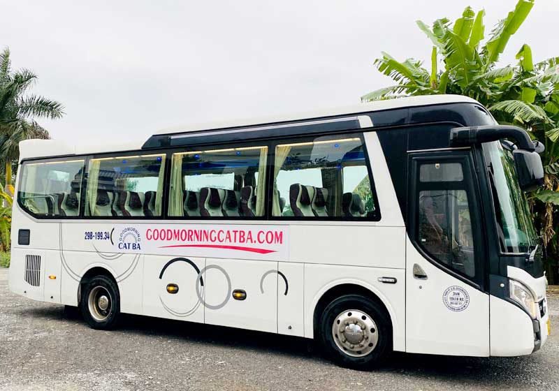 Bus pickup - Lan Ha Bay Cruise 3 days 2 nights