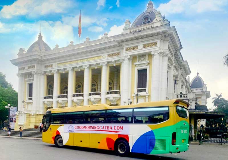Cat Ba to Hanoi Bus