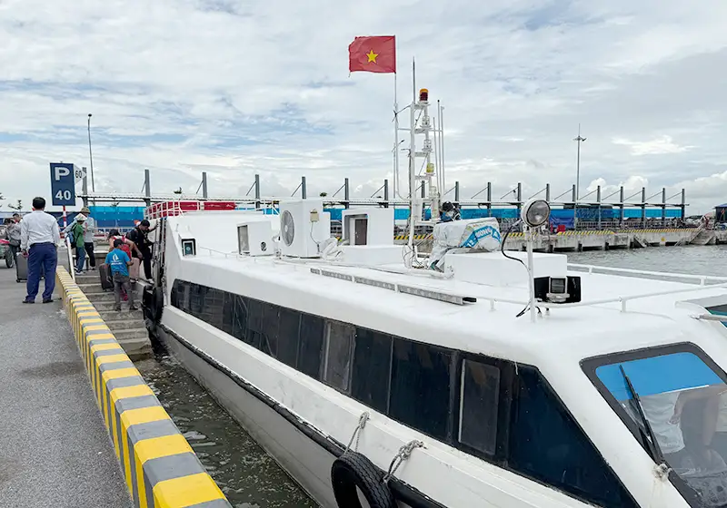 Speedboat from Cat Ba to Dong Bai Pier Hai Phong