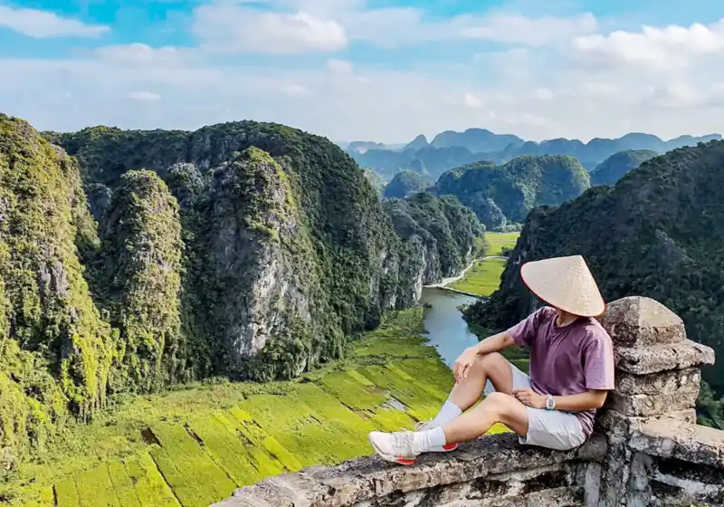 Mua Cave viewpoint Ninh Binh panoramic view
