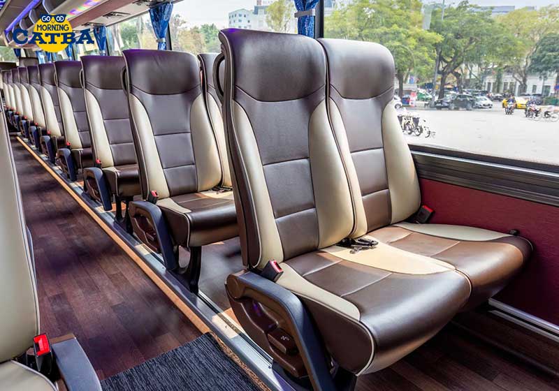 Daily Cat Ba to Hanoi return bus service