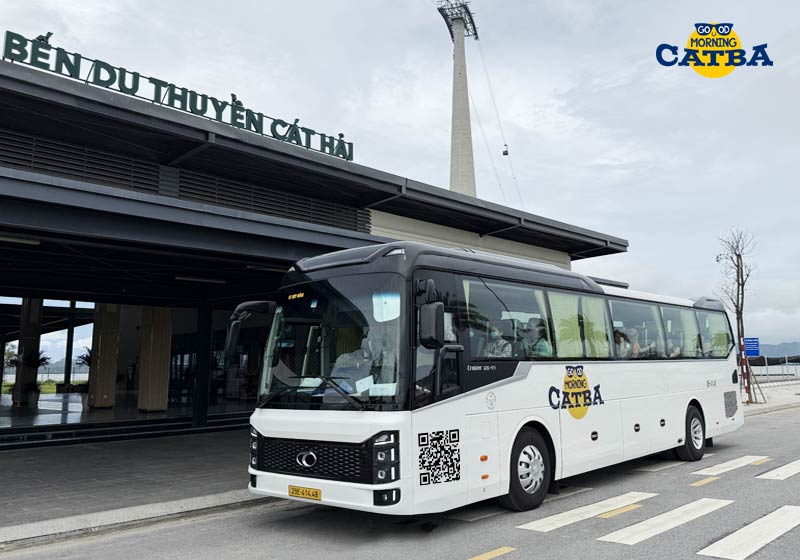 Bus Hanoi to Cat Ba combined with Cat Hai cable car