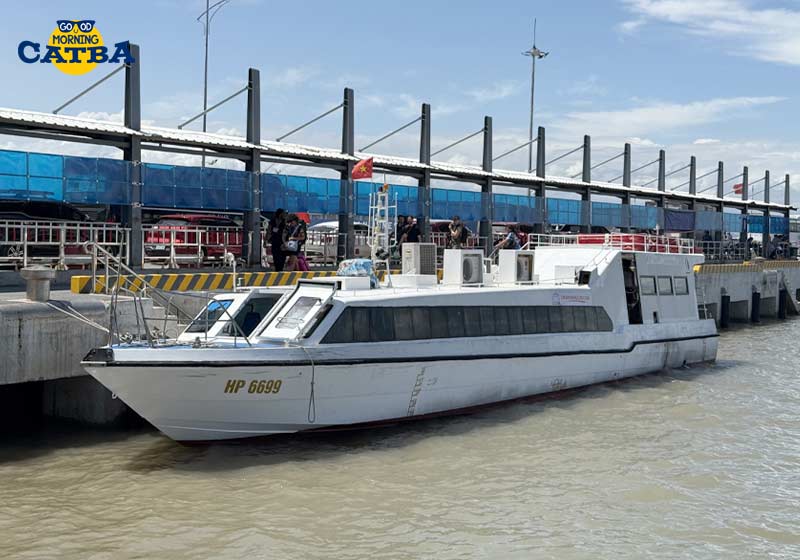 Speed boat to Cat Ba Island in 5 - 7 minutes