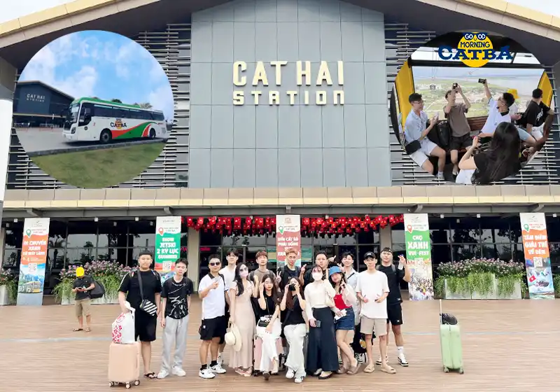 Xe bus Hà Nội đi Cát Bà kết hợp cáp treo