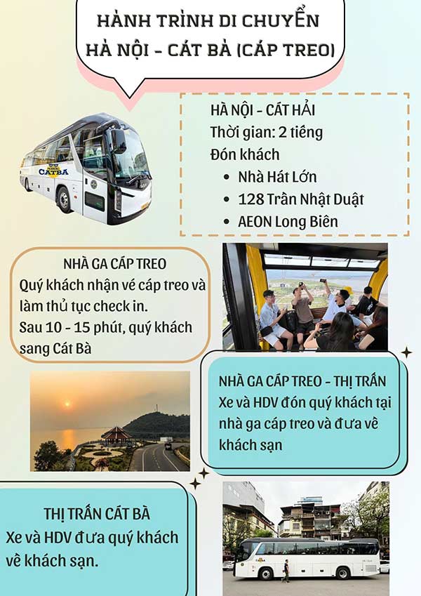 Xe Hà Nội Cát Bà Cáp treo