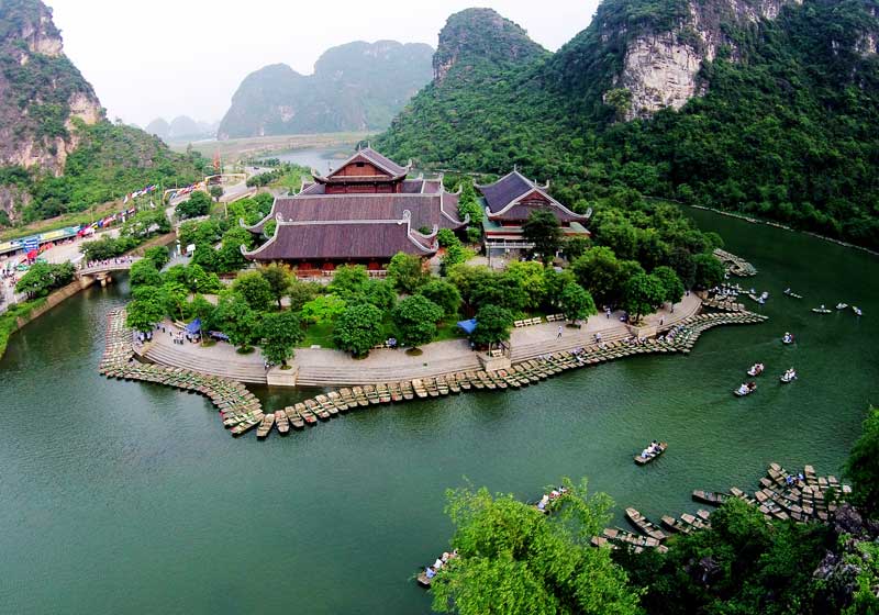 Trang An departure boat ticket