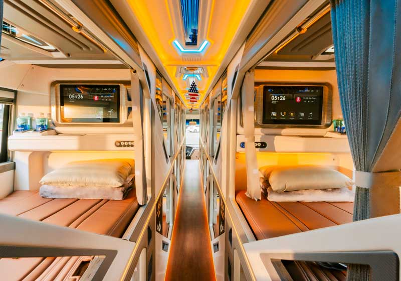 Hanoi to Hue sleeper bus