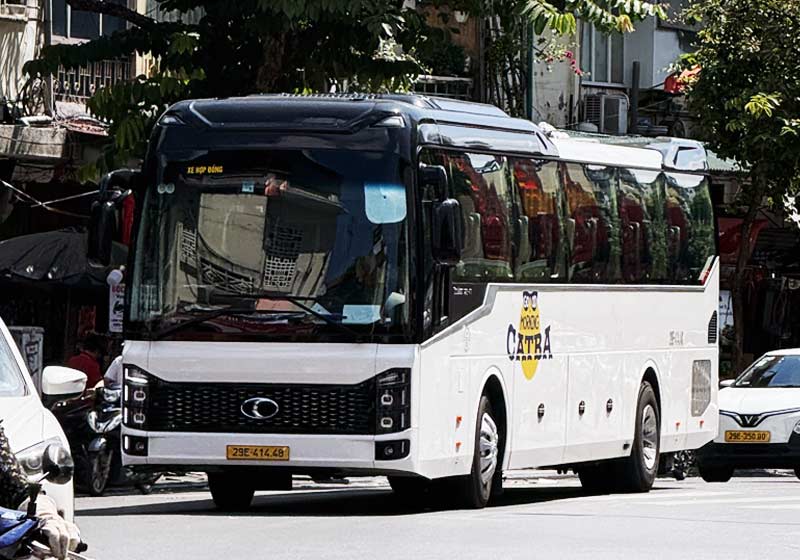 Cat Ba to Pu Luong - Tourist bus